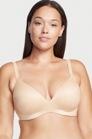 Victoria's Secret Bare Smooth Lightly Podsite Non Wired Full Cup Bra Čierne | BXPGK-0123