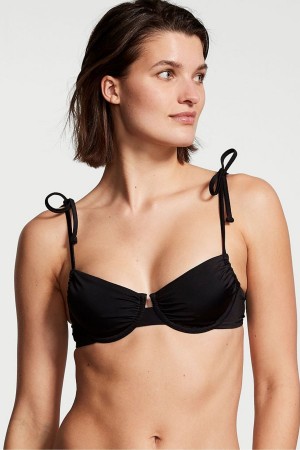 Victoria's Secret Bikiny Top Čierne | PGYXE-3698