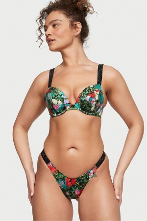 Victoria's Secret Bikiny Top Čierne | XHWBO-8521