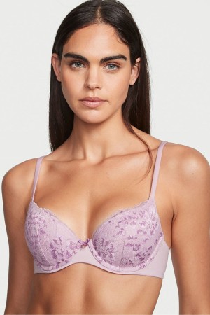 Victoria's Secret Body by Victoria Cipkovane Lightly Podsite Demi Bra Modre | GROWZ-0872