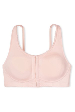 Victoria's Secret Body by Victoria Front Zapinanie Post Surgery Unlined Bra Ruzove | BZXYW-3028