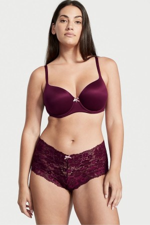 Victoria's Secret Body by Victoria Smooth Lightly Podsite Demi Bra Červené | PCAMI-3895