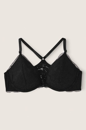 Victoria's Secret Cipkovane Front Zapinanie Push Up Bra Modre | RKZSC-3620