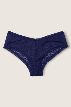 Victoria's Secret Cipkovane Logo Cheeky Knickers Biele | XUWPI-9652