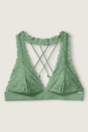 Victoria's Secret Cipkovane Remienkové Back Halterneck Bralette Žlté | TIZFB-2457