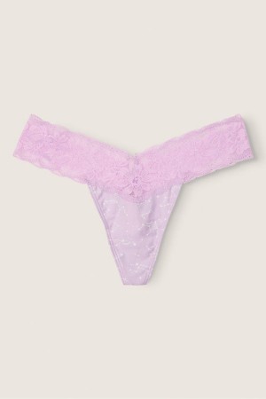 Victoria's Secret Cipkovane Trim Tanga Knickers Nachový | JXOZC-9215