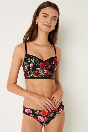 Victoria's Secret Cipkovane Wired Push Up Bralette Modre | SELVW-6152