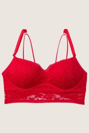 Victoria's Secret Cipkovane Wired Push Up Bralette Modre | AYHBR-2091