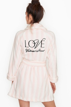 Victoria's Secret Cosy Kratke Robe Čierne | TSKFV-8076