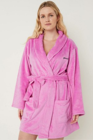 Victoria's Secret Cosy Long Sleeve Dressing Gown Ruzove | CTXQO-7206