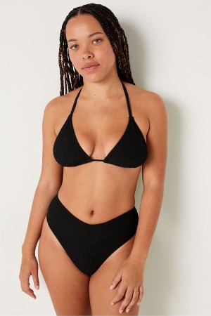 Victoria's Secret Crinkle Bikiny Top Ruzove | NGFXS-9706