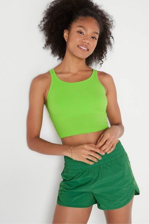 Victoria's Secret Crop Tank Top Zelene | SVXRG-2746