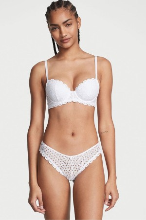 Victoria's Secret Dream Angels Broderie Knickers Námornícka Modrá Modre | TQNED-2340