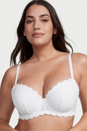 Victoria's Secret Dream Angels Broderie Scalloped Trim Bra Ensign | MVOQL-1804