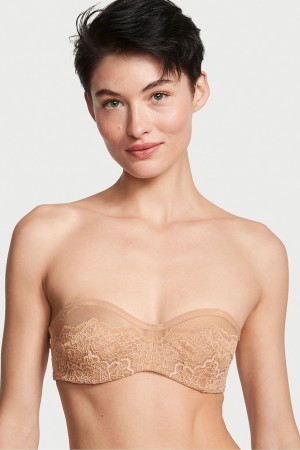 Victoria's Secret Dream Angels Cipkovane Balcony Minimiser Bra Čierne | SKRUN-9712