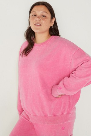 Victoria's Secret Fleece Long Sleeve Sweatshirt Čierne | COLAY-6327