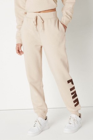 Victoria's Secret Fleece Lounge Jogger Ruzove | LPHOB-9307