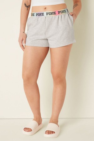 Victoria's Secret Foldover Sweat Shorts Siva | FICWG-4320