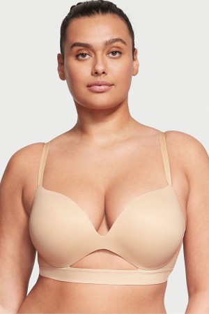 Victoria's Secret Incredible Smooth Non Wired Push Up Bra Čierne | FWVOJ-8506