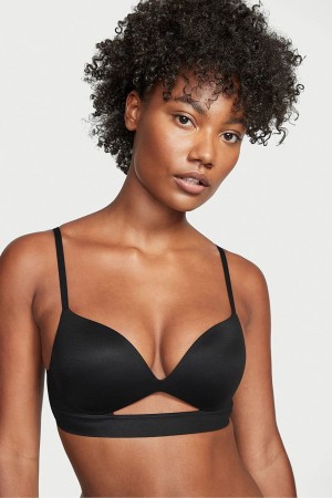 Victoria's Secret Incredible Smooth Non Wired Push Up Bra Čierne | ADMCO-6540