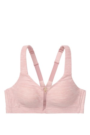 Victoria's Secret Knockout High Impact Racerback Zip Up Sports Bra Marhule Oranžové | YCMBH-2593