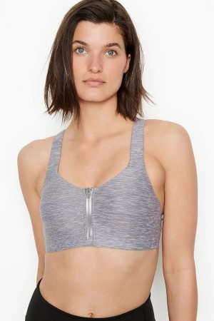 Victoria's Secret Knockout High Impact Racerback Zip Up Sports Bra Marhule Oranžové | XGQBI-3216