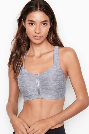 Victoria's Secret Knockout High Impact Racerback Zip Up Sports Bra Marhule Oranžové | QYVMX-6950