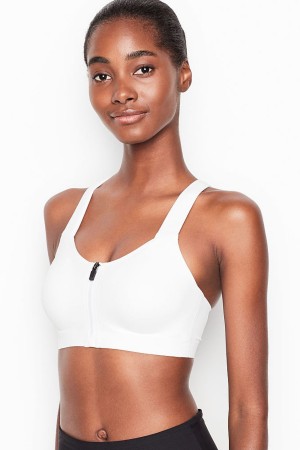 Victoria's Secret Knockout High Impact Racerback Zip Up Sports Bra Marhule Oranžové | QDBWS-2839