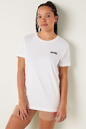 Victoria's Secret Kratke Sleeve T-Shirt Hnede | LMWNK-3965