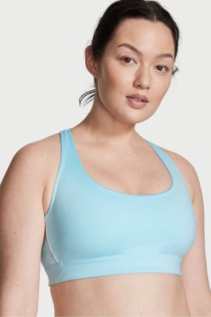 Victoria's Secret Lahke Smooth Remienkové Back Non Wired Minimum Impact Sports Bra Čierne | CTIBF-8751