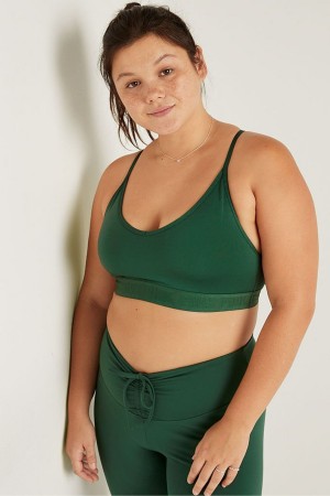 Victoria's Secret Lightly Podsite Low Impact Sports Bra Zelene | GJFDY-2581