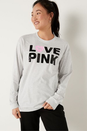 Victoria's Secret Long Sleeve T-Shirt Zelene | UAQWL-4219