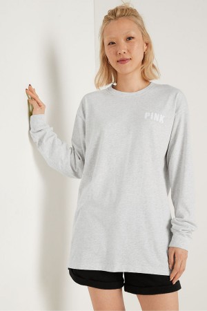 Victoria's Secret Long Sleeve T-Shirt Zelene | BVARZ-8306