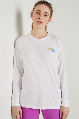 Victoria's Secret Long Sleeve T-Shirt Zelene | PZOBY-7123