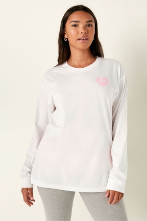 Victoria's Secret Long Sleeve T-Shirt Zelene | THVUG-0715