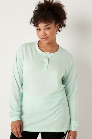 Victoria's Secret Long Sleeve T-Shirt Čierne | HCAVW-4896