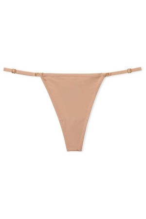 Victoria's Secret Love Cloud Adjustable String Tanga Knickers Béžové | TMIHK-9508