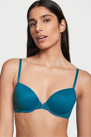 Victoria's Secret Love Cloud Smooth Lightly Podsite Demi Bra Modre | MJLKF-4123