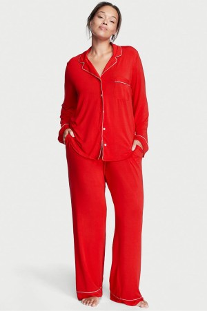 Victoria's Secret Modal Long Pyjamas Čierne Zelene | CTLPD-7563