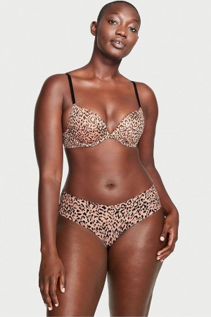 Victoria's Secret No-Show Leopard Print Cheeky Panty Leopardie | XIWFY-6320