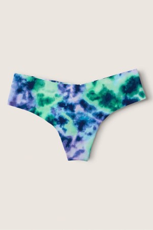 Victoria's Secret No-Show No Show Tanga Knickers Ensign Galaxy Tie Dye | UKVMR-5103