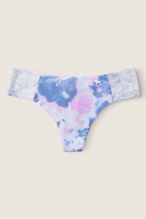 Victoria's Secret No-Show No Show Tanga Knickers Modre | INQLY-5617