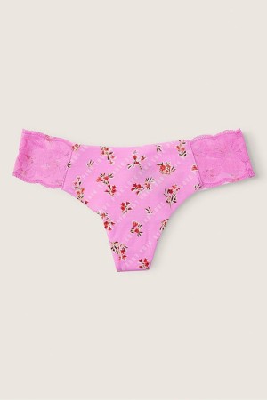 Victoria's Secret No-Show No Show Tanga Knickers Modre | KIHMC-1385