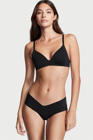 Victoria's Secret No-Show Smooth No Show Hipster Panty Čierne | JFECL-1743