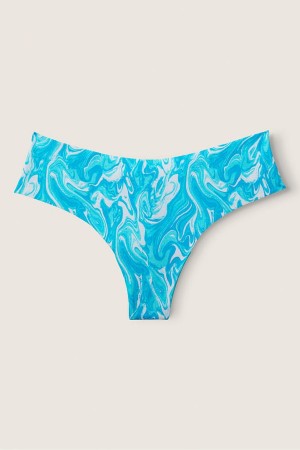 Victoria's Secret No-Show Tanga Knickers Modre | JVAXF-0841