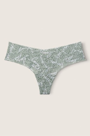 Victoria's Secret No Show Tanga Cipkovane Knickers Modre | HIKRY-8695