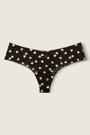 Victoria's Secret No Show Tanga Cipkovane Knickers Modre | VNQBT-6527