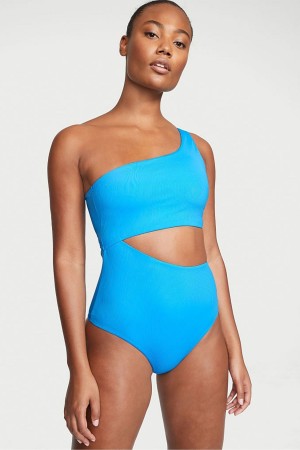 Victoria's Secret One Shoulder Swimsuit Modre | LHCTN-5062