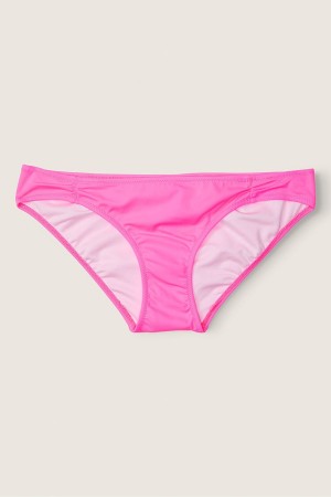 Victoria's Secret Ruched Front Bikiny Bottoms Ruzove Ruzove | IHJCN-9360