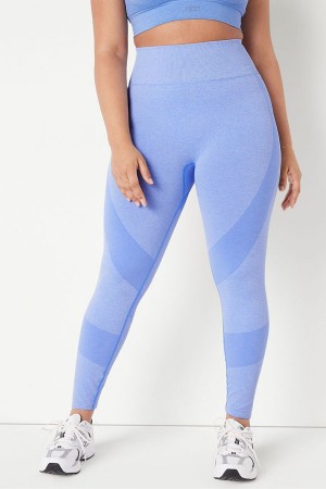 Victoria's Secret Seamless High Pásom Full Length Workout Tights Modre | LCJIT-7621